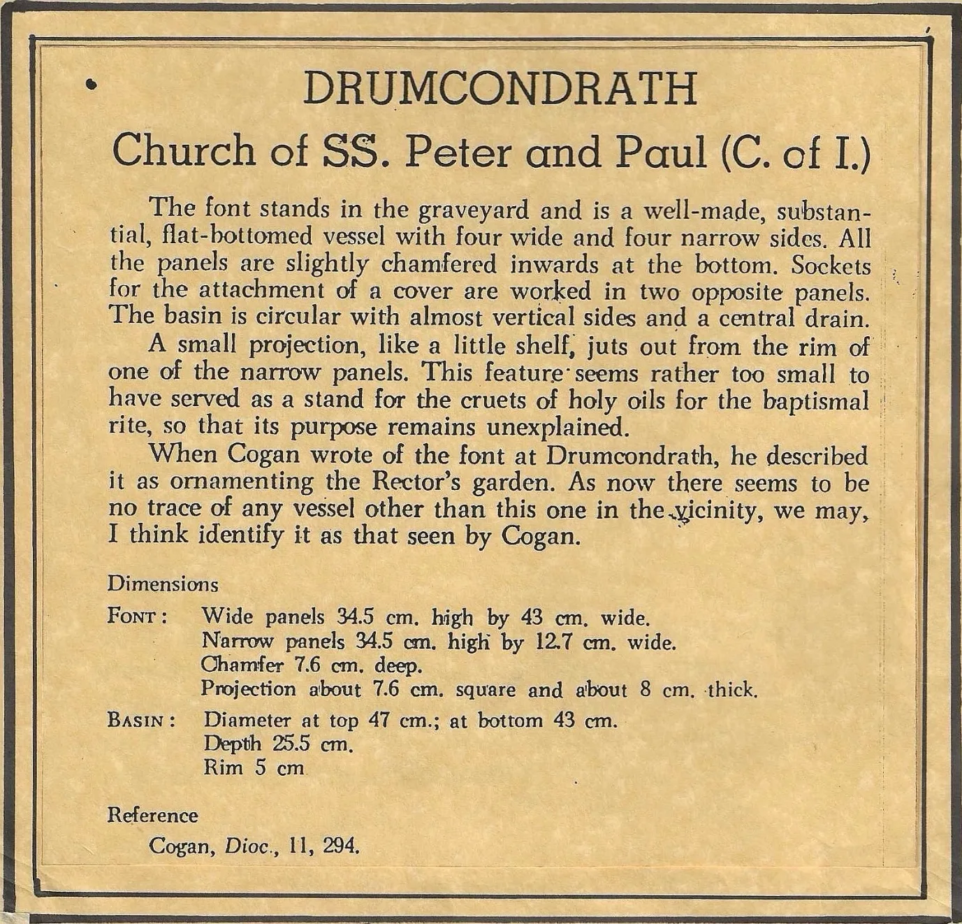 Holy Water Fonts