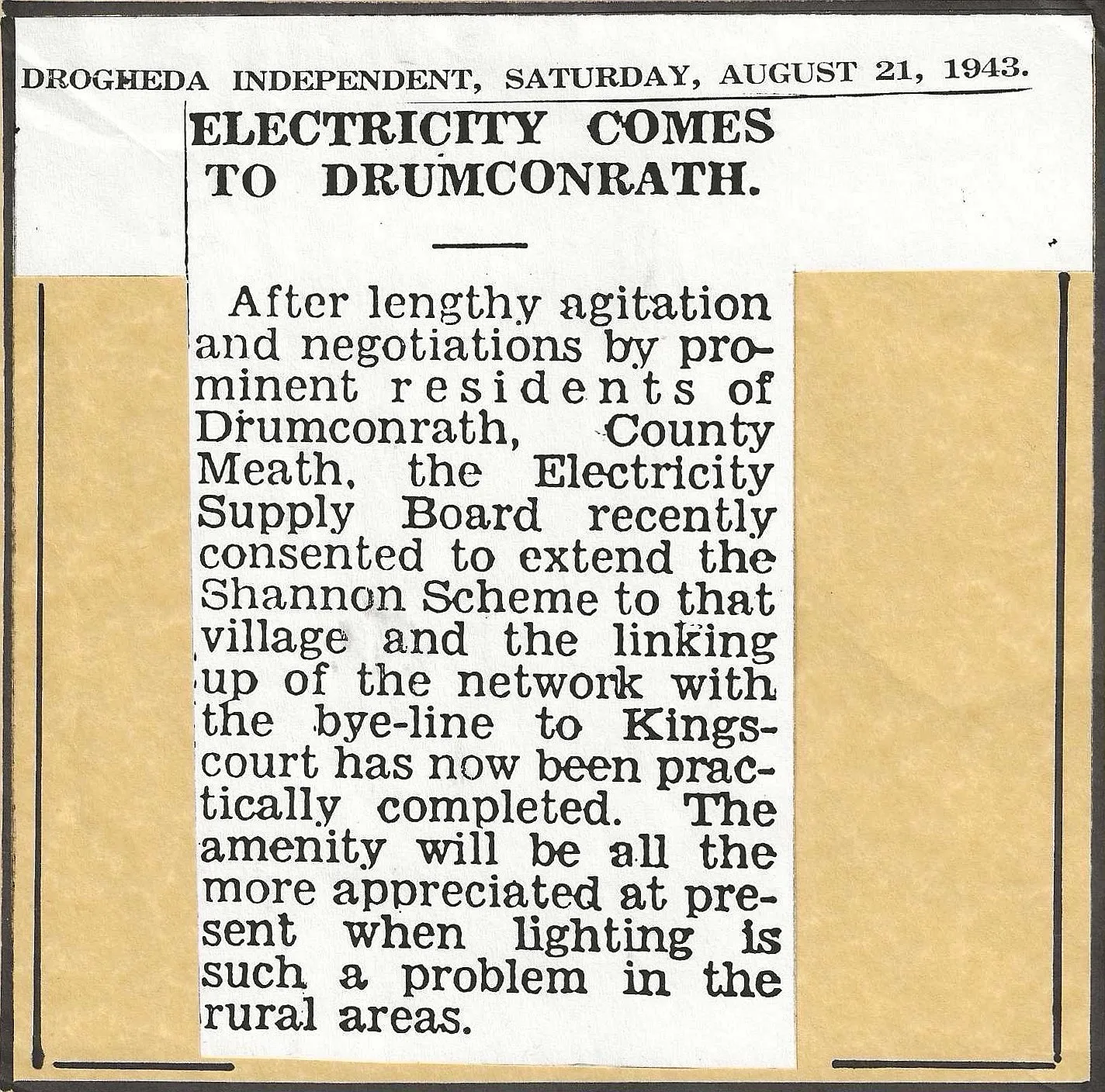 Electricity Comes to Drumconrath (1943)